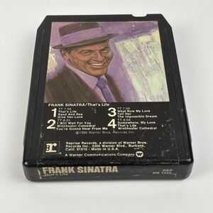 Vintage Frank Sinatra That's Life 8-Track Tape Rare Jazz VTG